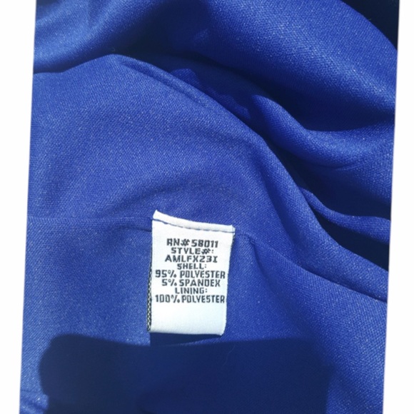 Signature by Sangria Royal Blue Midi Dress Sz. 6 - Picture 8 of 10